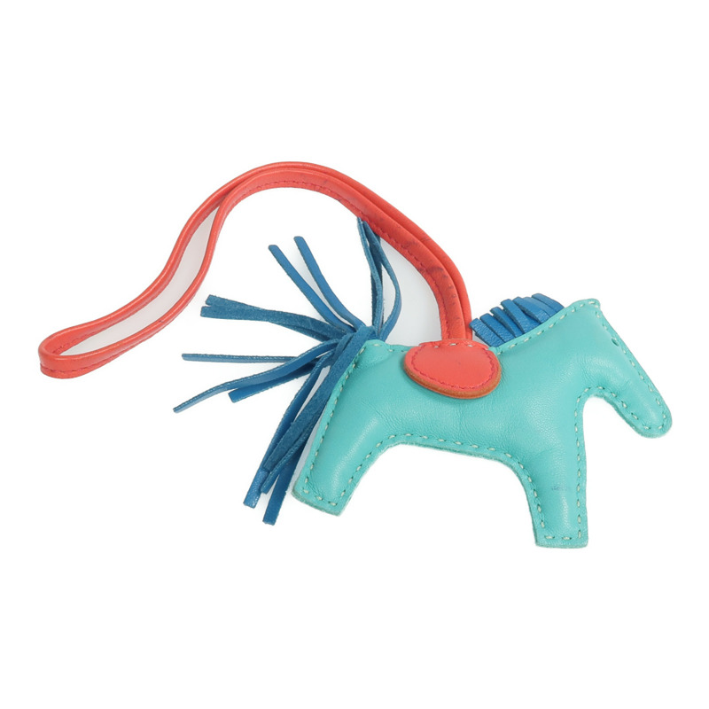 HERMES Milo皮革Rodeo PM掛飾-1