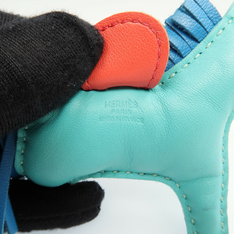 HERMES Milo皮革Rodeo PM掛飾-4