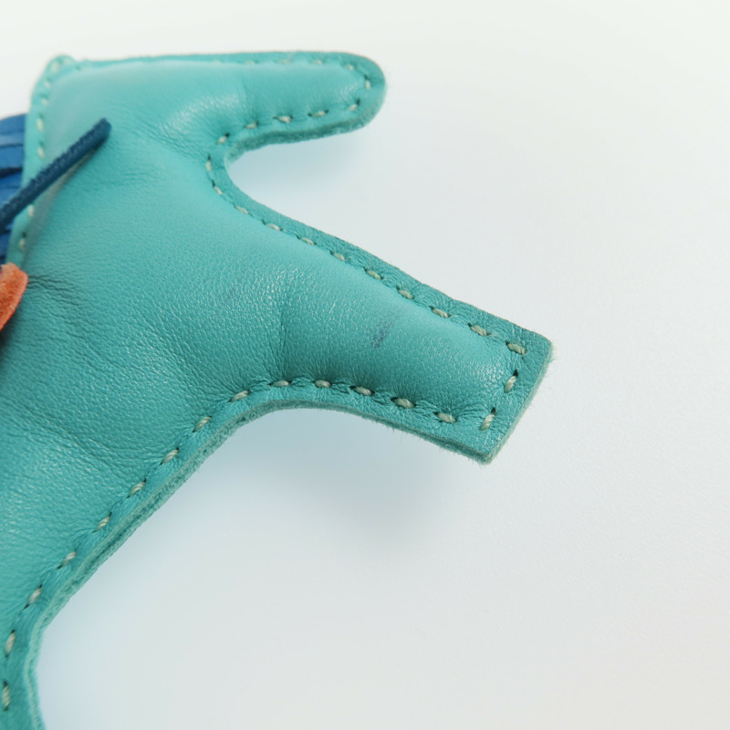 HERMES Milo皮革Rodeo PM掛飾-5