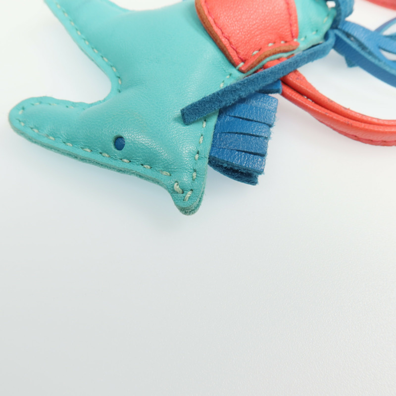 HERMES Milo皮革Rodeo PM掛飾-7