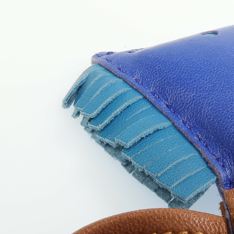 HERMES Milo皮革Rodeo MM掛飾-5