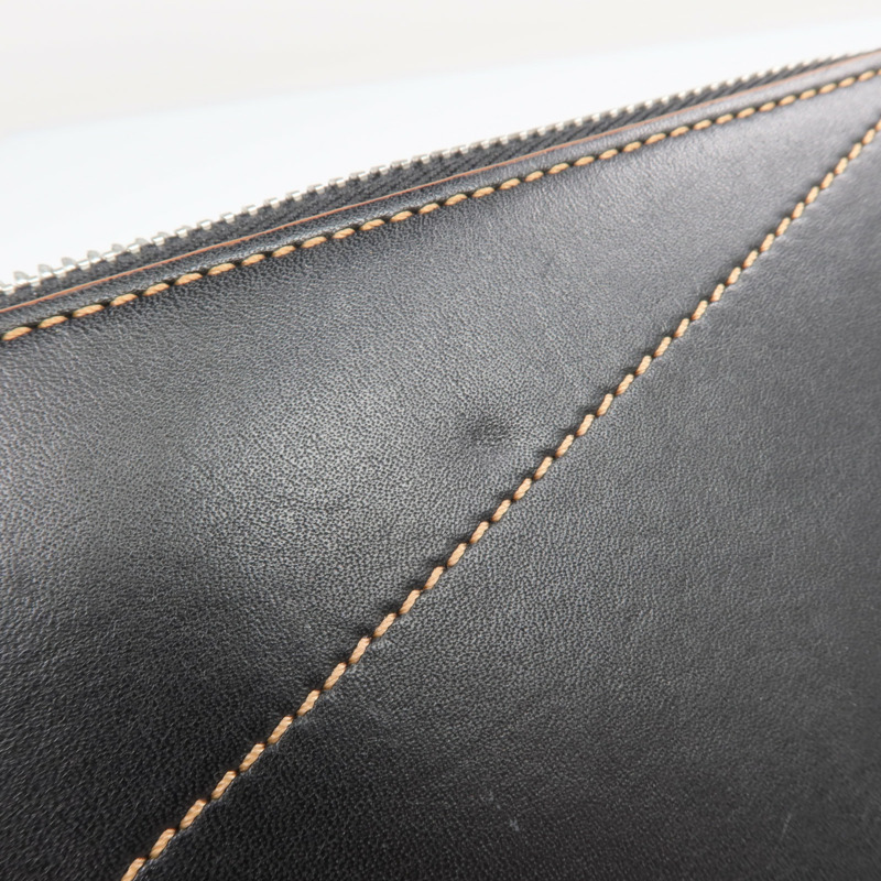 LOEWE 牛皮皮革Long Wallet銀扣長錢包-17