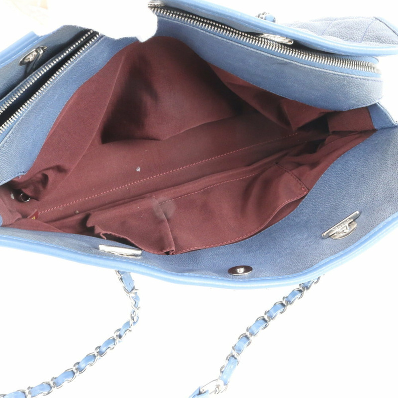 香奈兒女正品系列絎縫魚子醬皮革手提包-8