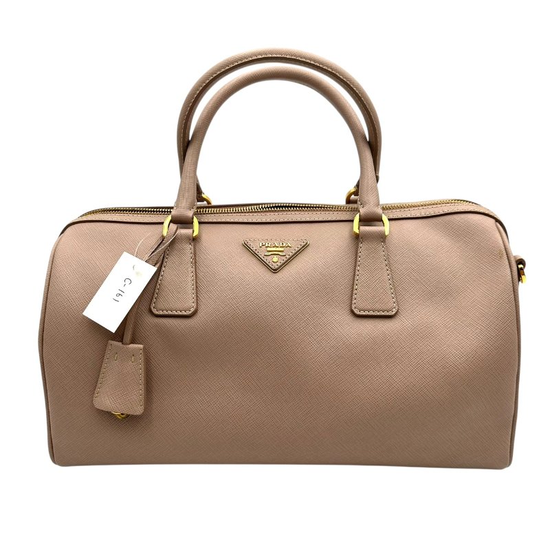 【美收精品】PRADA粉色手提包 C-161【隔月月中將轉賣至日本 上架期限30天】-0