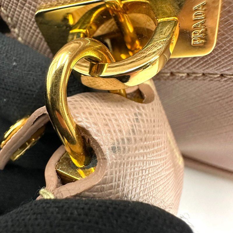 【美收精品】PRADA粉色手提包 C-161【隔月月中將轉賣至日本 上架期限30天】-10