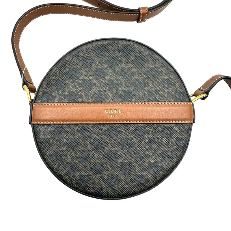 【美收精品】CELINE 老花圓餅單肩包 C-165【隔月月中將轉賣至日本 上架期限30天】-0