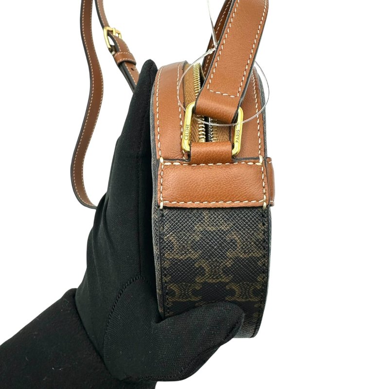 【美收精品】CELINE 老花圓餅單肩包 C-165【隔月月中將轉賣至日本 上架期限30天】-2