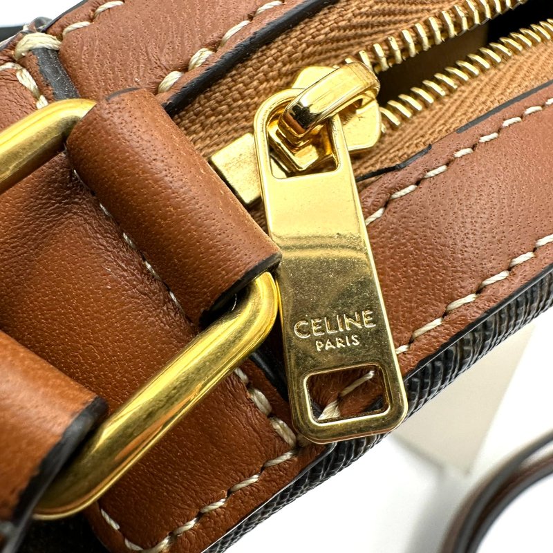 【美收精品】CELINE 老花圓餅單肩包 C-165【隔月月中將轉賣至日本 上架期限30天】-7