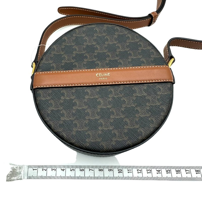 【美收精品】CELINE 老花圓餅單肩包 C-165【隔月月中將轉賣至日本 上架期限30天】-10