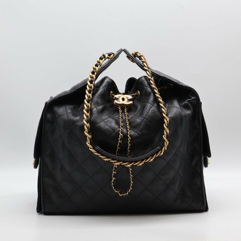 CHANEL 25 Hobo bag - 中號黑金