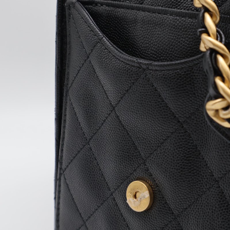 CHANEL 25 Hobo bag - 中號黑金-9