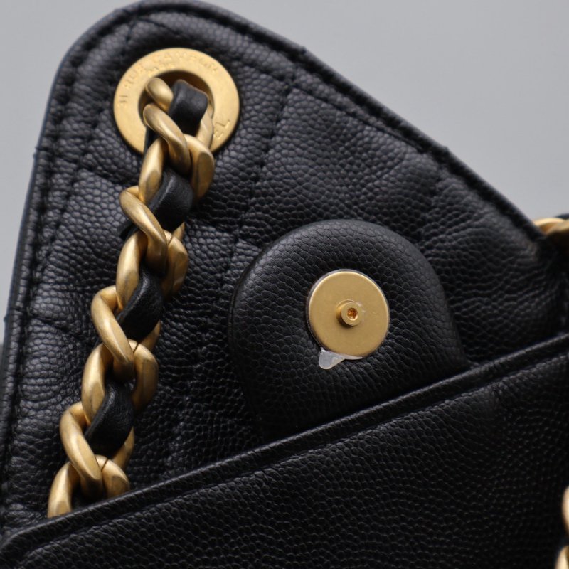 CHANEL 25 Hobo bag - 中號黑金-11
