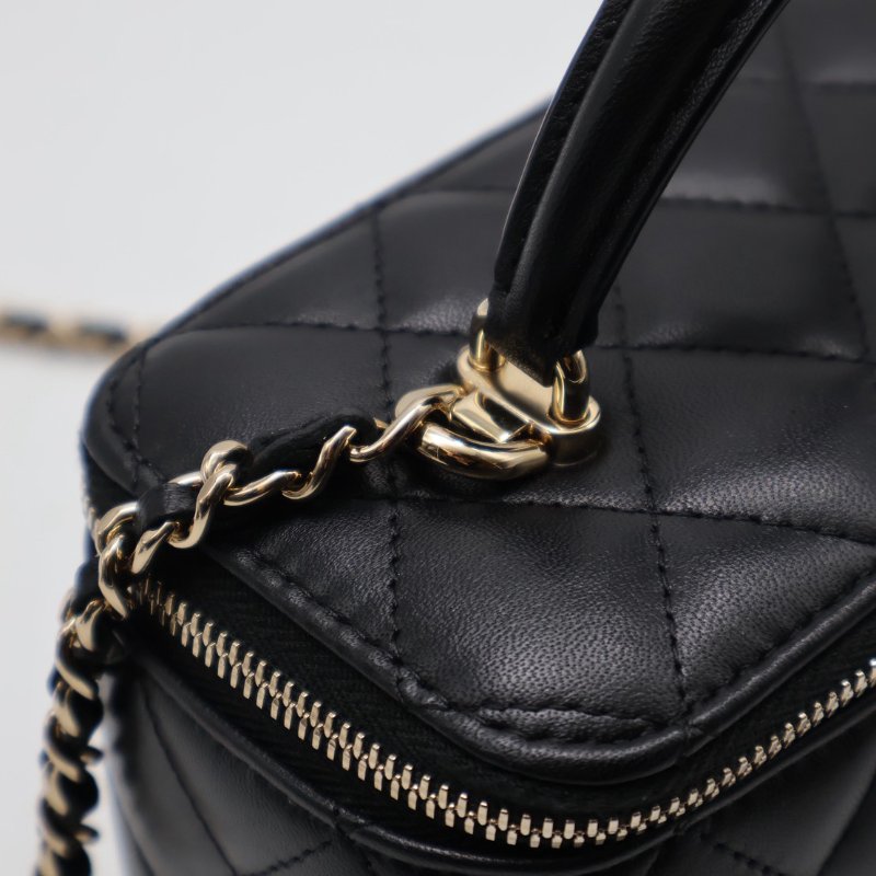 CHANEL Handle長盒子 - 黑金31開-5