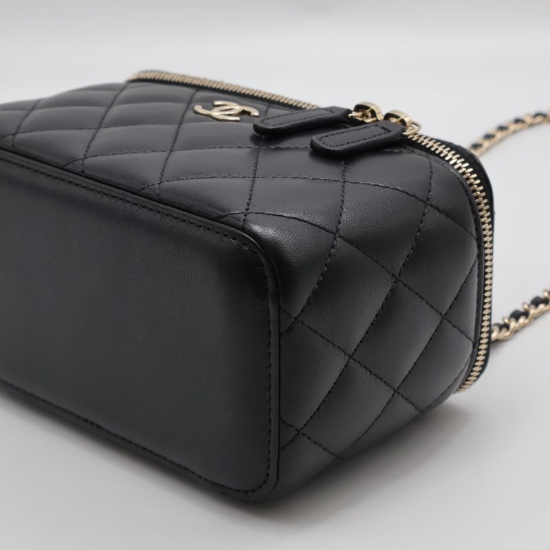 CHANEL Handle長盒子 - 黑金31開-7