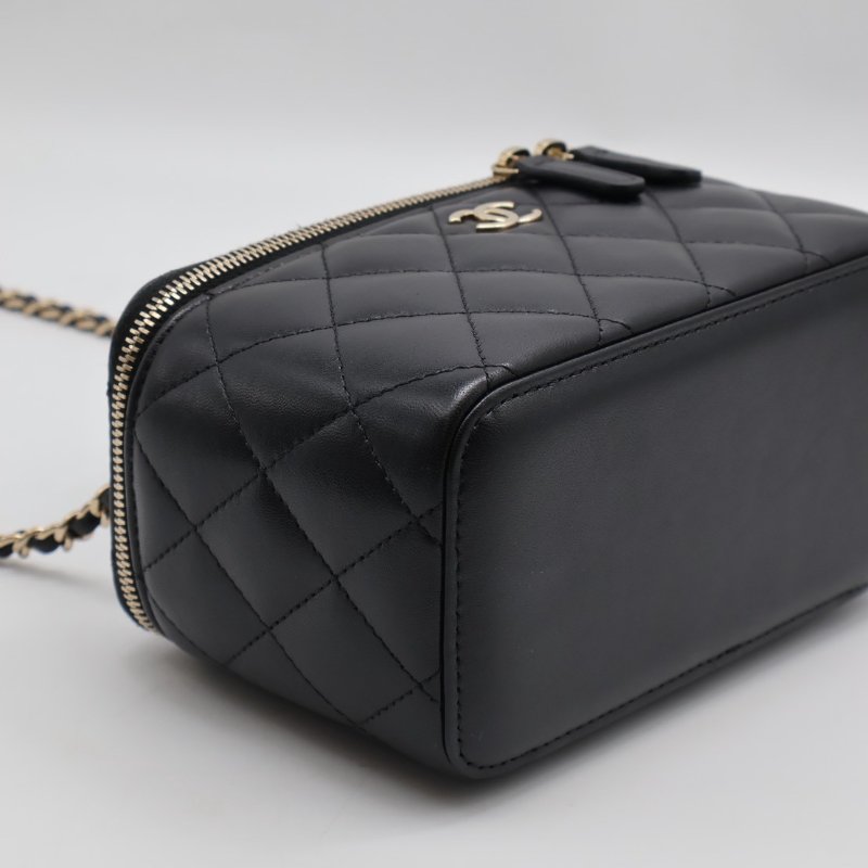CHANEL Handle長盒子 - 黑金31開-8