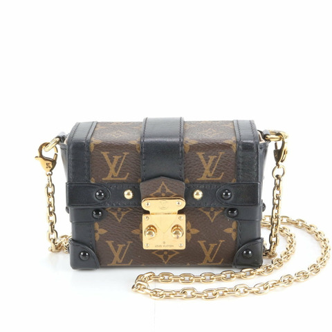路易威登 Monogram Essential Trunk M68566 女士皮革鏈條單肩包