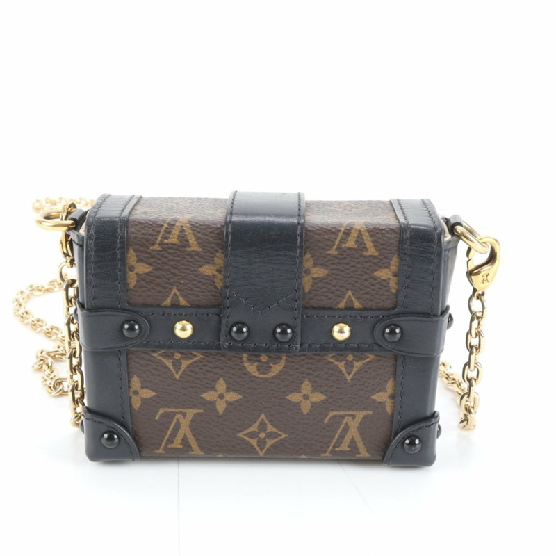 路易威登 Monogram Essential Trunk M68566 女士皮革鏈條單肩包-2
