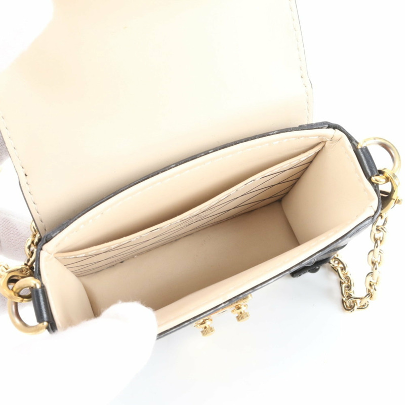 路易威登 Monogram Essential Trunk M68566 女士皮革鏈條單肩包-6