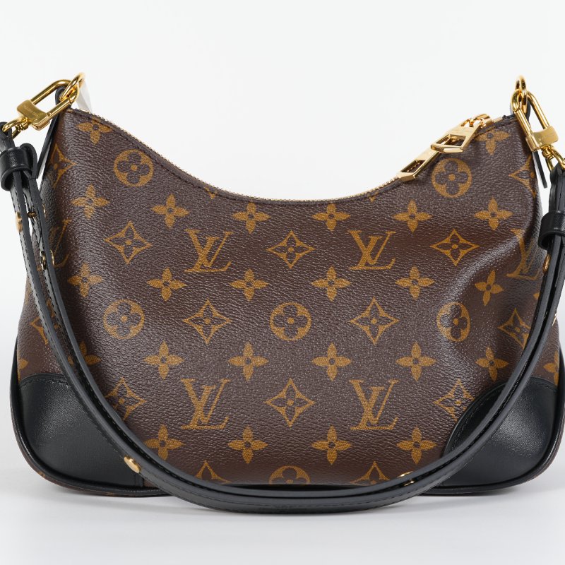 近全新 LouisVuitton/路易威登 Boulogne 黑牛角 肩背包 M45831-6