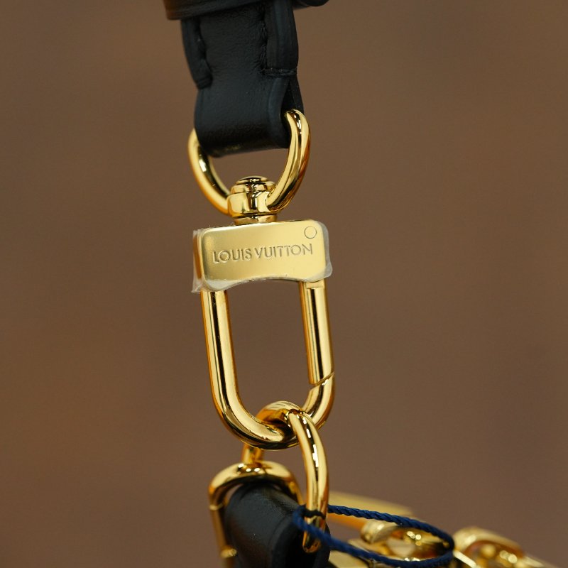 近全新 LouisVuitton/路易威登 Boulogne 黑牛角 肩背包 M45831-10