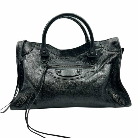 【美收精品】BALENCIAGA 黑色手提包 C-167【隔月月中將轉賣至日本 上架期限30天】