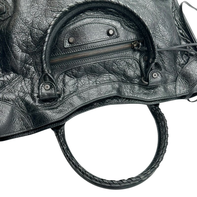 【美收精品】BALENCIAGA 黑色手提包 C-167【隔月月中將轉賣至日本 上架期限30天】-5