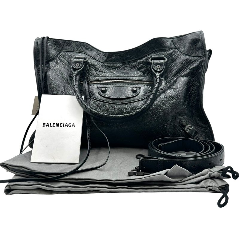 【美收精品】BALENCIAGA 黑色手提包 C-167【隔月月中將轉賣至日本 上架期限30天】-12
