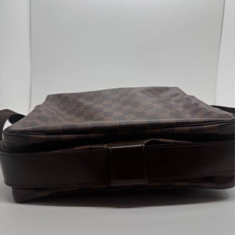 二手LV Naviglio郵差包 棕棋盤格 尺寸27*23cm，包有異味-2