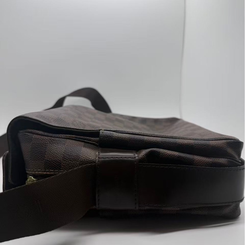 二手LV Naviglio郵差包 棕棋盤格 尺寸27*23cm，包有異味-3