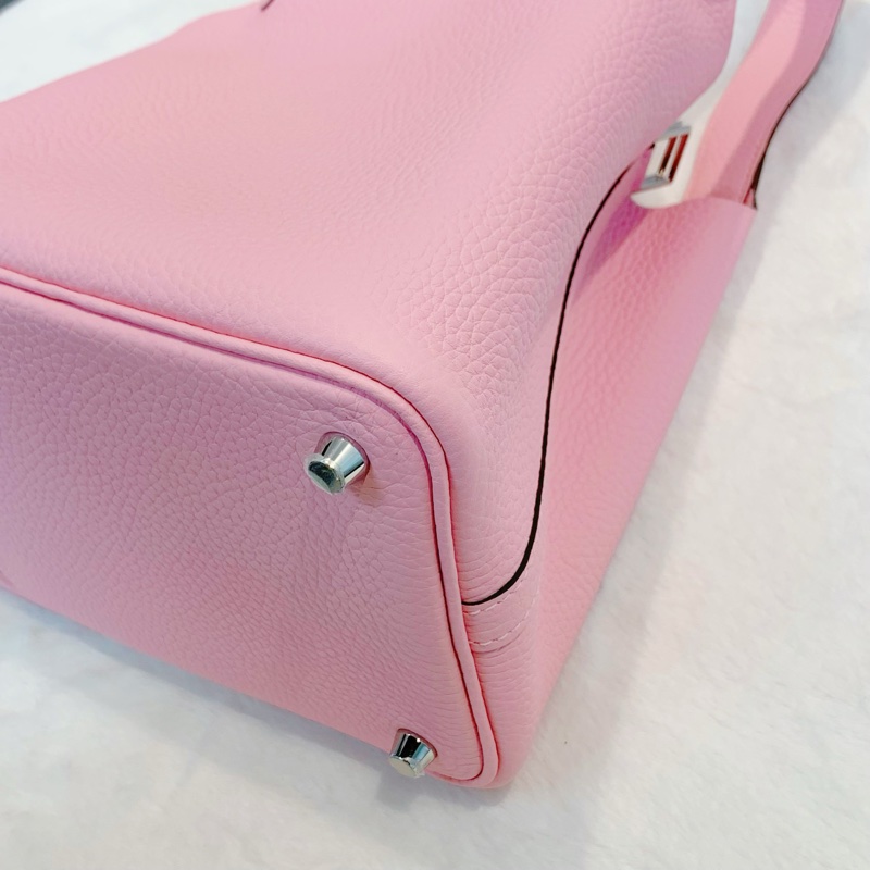 🎀有上海專門店正單💕情人節限定🫧 Hermes 櫻花粉Picotin18銀扣-10