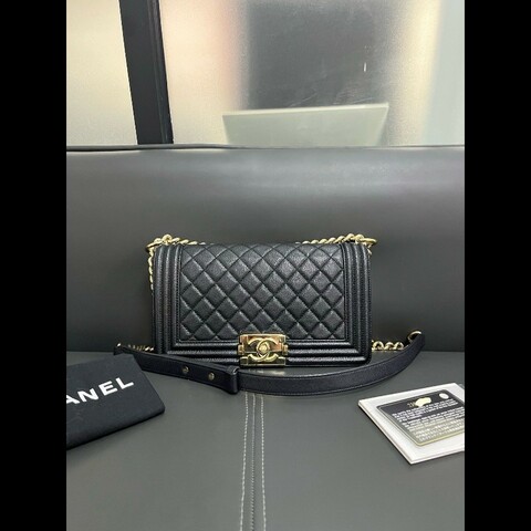 Chanel Leboy medium 
黑金荔枝牛皮