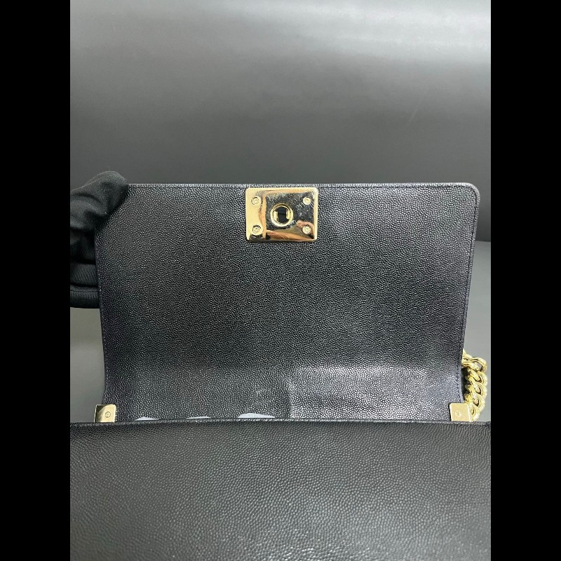 Chanel Leboy medium 
黑金荔枝牛皮-12