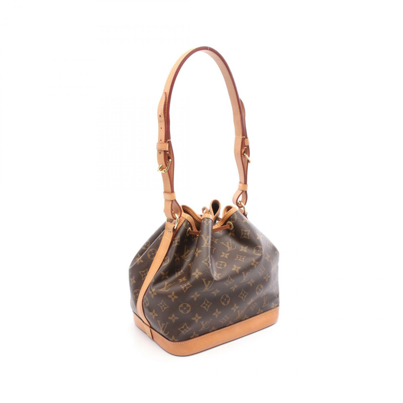 路易威登 Petit Noe 肩背包 M42226 Monogram 帆布棕色二手小姐 LV-1