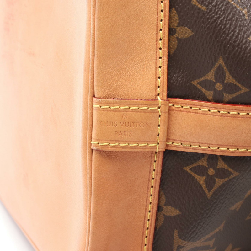 路易威登 Petit Noe 肩背包 M42226 Monogram 帆布棕色二手小姐 LV-3