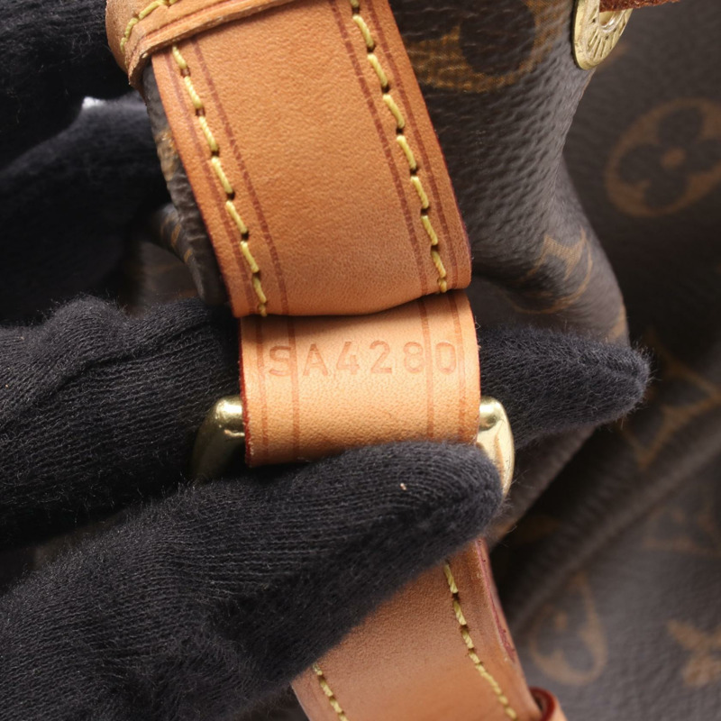 路易威登 Petit Noe 肩背包 M42226 Monogram 帆布棕色二手小姐 LV-4