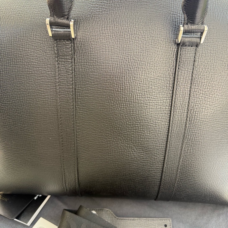 Montblanc 萬寶龍公文包，黑色，有肩帶-1