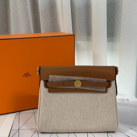 HERMES Herbag zip 20 - 金棕金 K