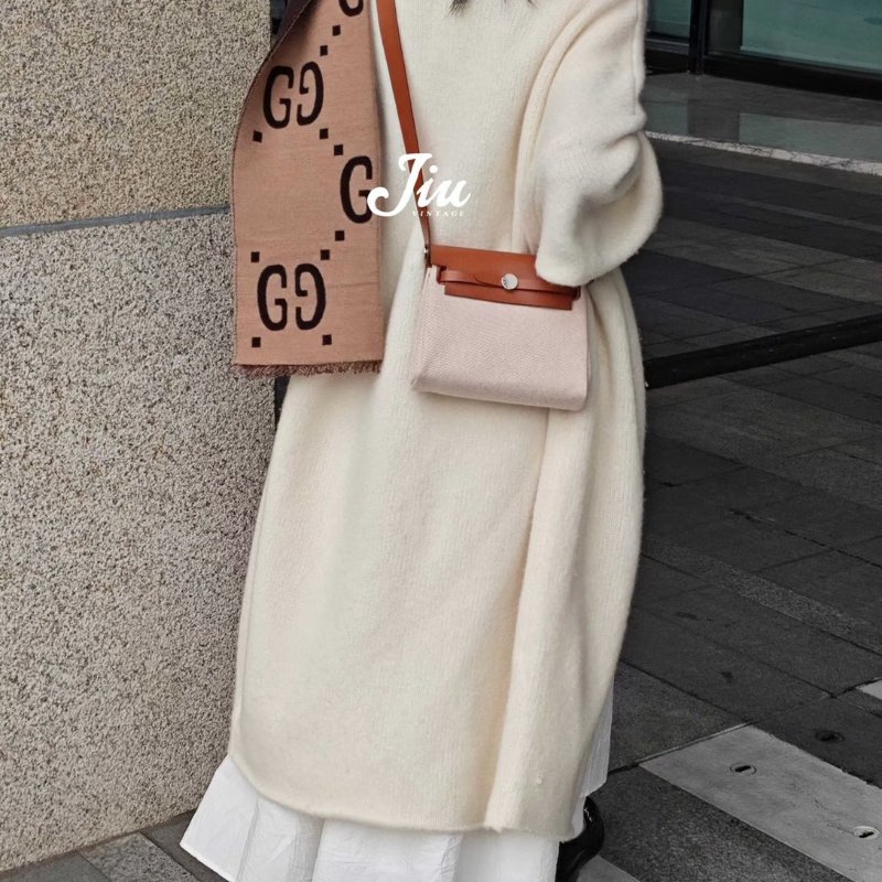 HERMES Herbag zip 20 - 金棕金 K-10