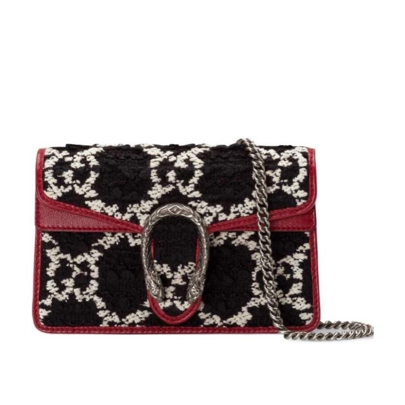 Gucci 女士 GG花呢迷你單肩包均碼碼16.5cm*4.5cm*10cm-1
