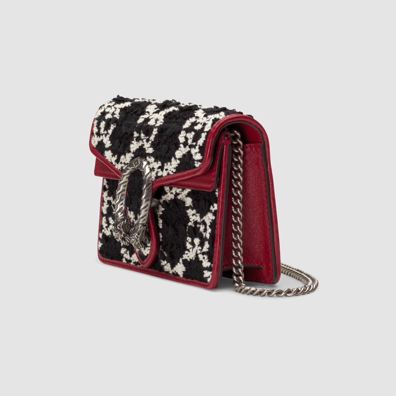Gucci 女士 GG花呢迷你單肩包均碼碼16.5cm*4.5cm*10cm-2