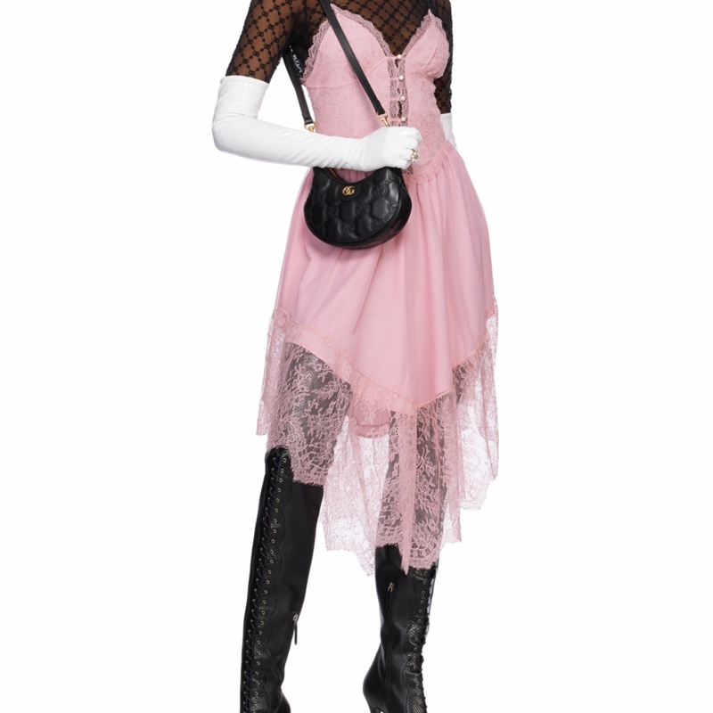 Gucci 女士 Matelassé迷你手袋均碼碼MINI、21cm*6cm*14cm-8