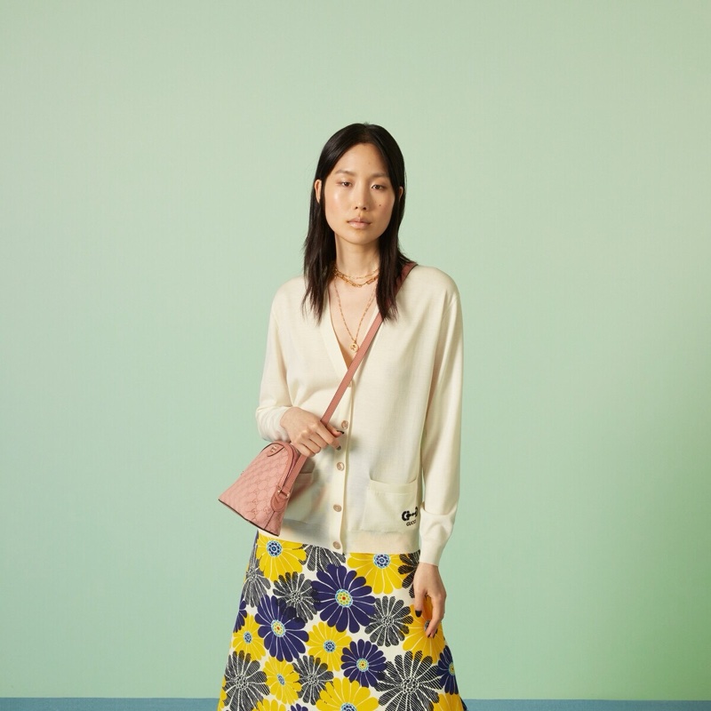 Gucci 女士 OPHIDIA系列GG小號單肩包均碼碼常規、23.5cm*8cm*19cm-7