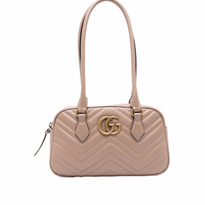 Gucci 女士 GG MARMONT 小號頂部提手包均碼碼小號、25cm*6cm*15cm-0
