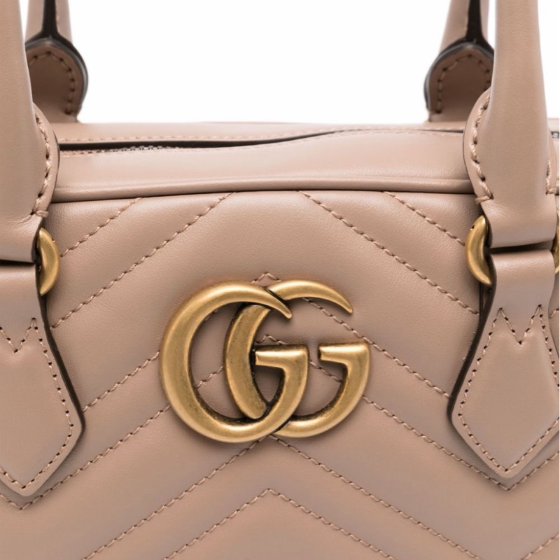 Gucci 女士 GG MARMONT 小號頂部提手包均碼碼小號、25cm*6cm*15cm-3