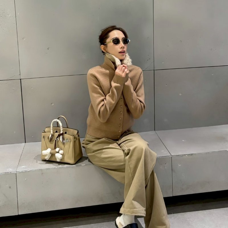 HERMES Chypre 泰迪拖鞋 - 黑 40-7