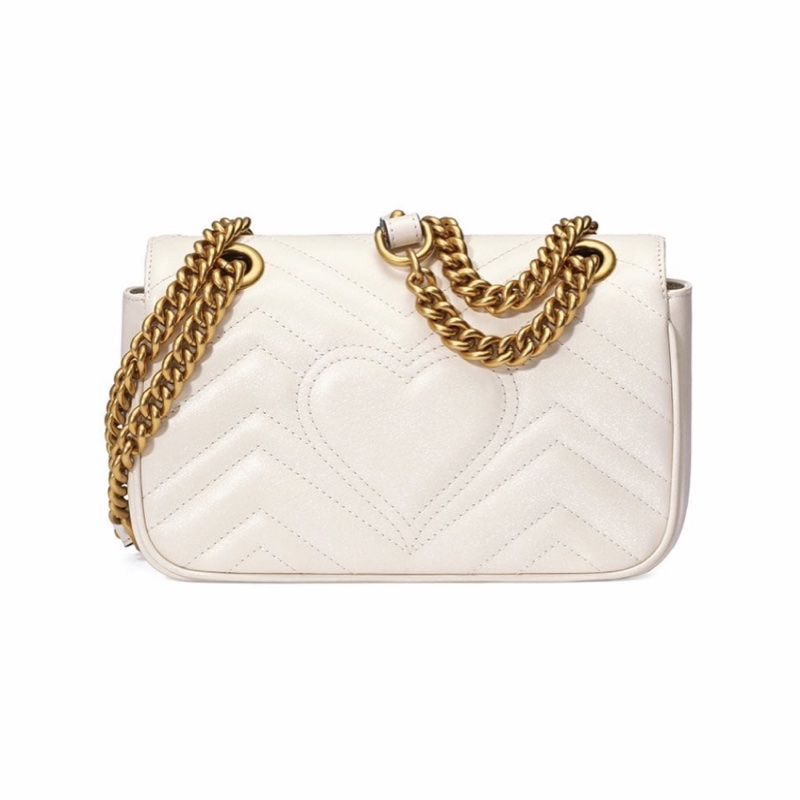Gucci 女士 GG Marmont系列迷你肩背包均碼碼MINI、22X6X13CM-2
