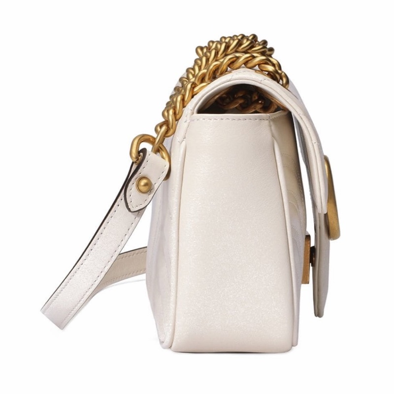 Gucci 女士 GG Marmont系列迷你肩背包均碼碼MINI、22X6X13CM-3