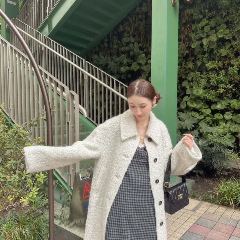 CHANEL 25A羊皮口蓋包 - 黑金-9