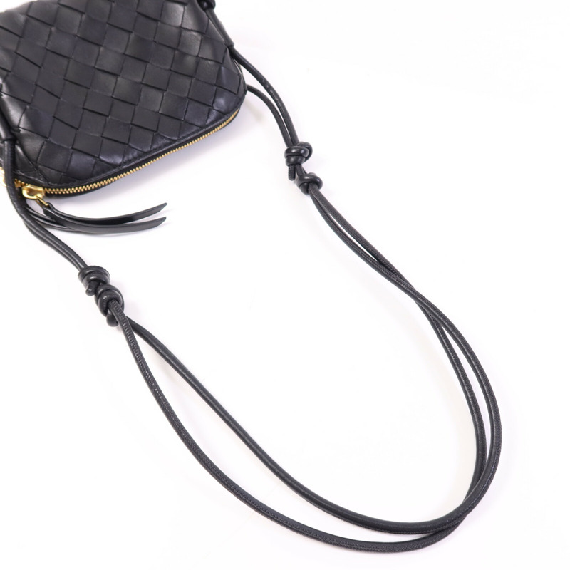 BOTTEGA VENETA 牛皮皮革Concert Pouch金扣肩背袋-7