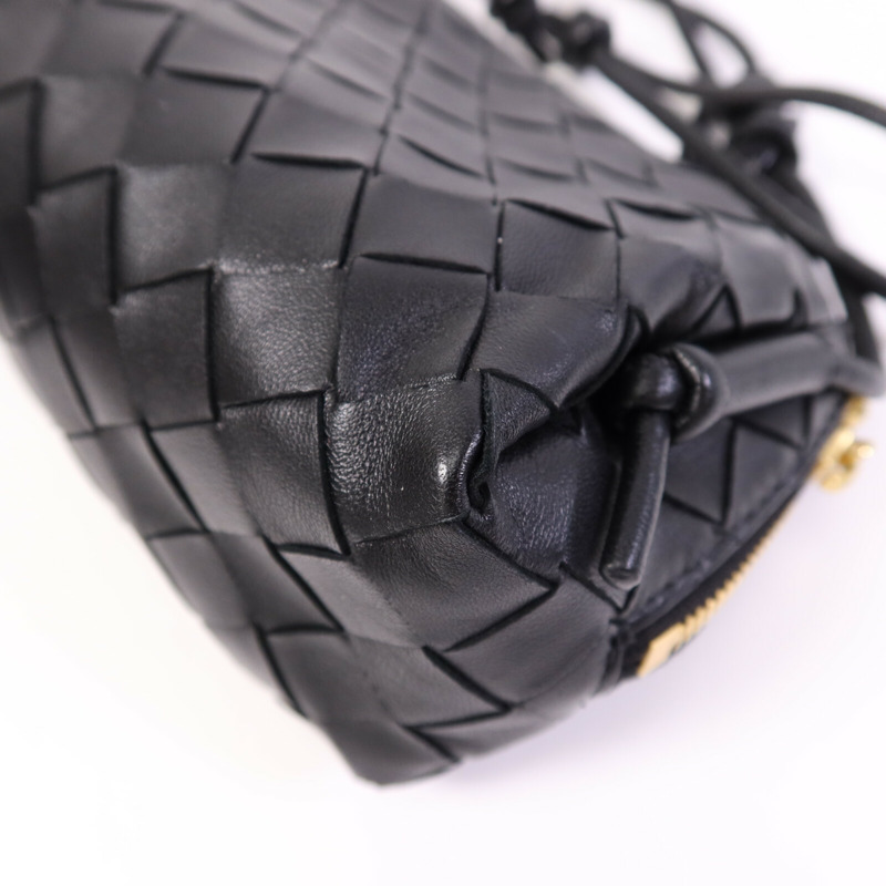 BOTTEGA VENETA 牛皮皮革Concert Pouch金扣肩背袋-9